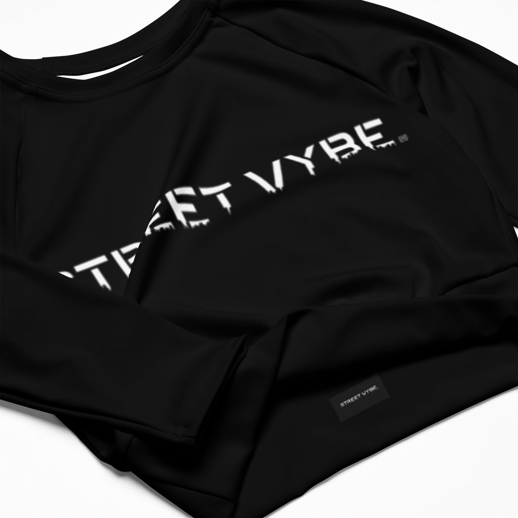 StreetVybe Long-sleeve Crop Top