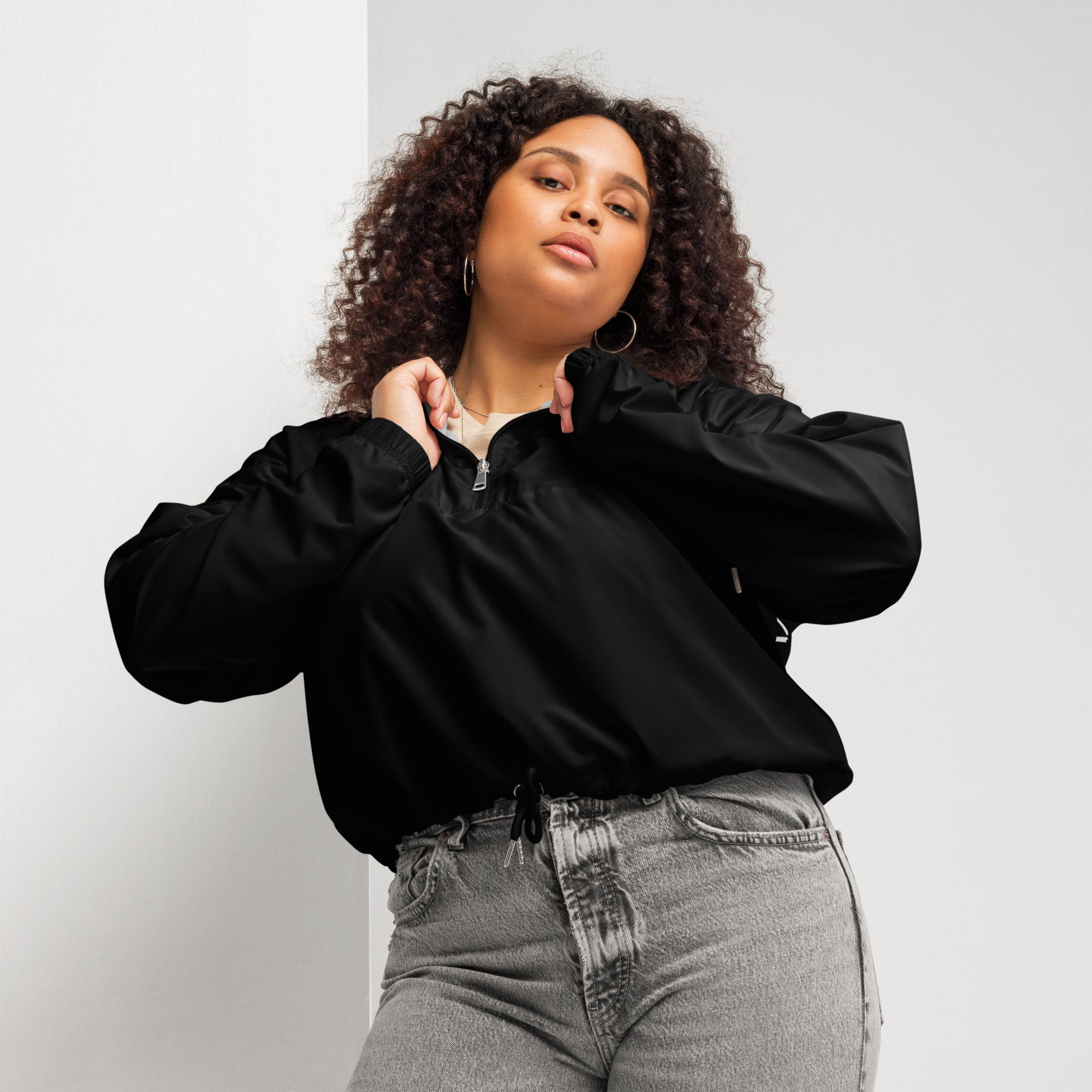 StreetVybe Cropped Windbreaker