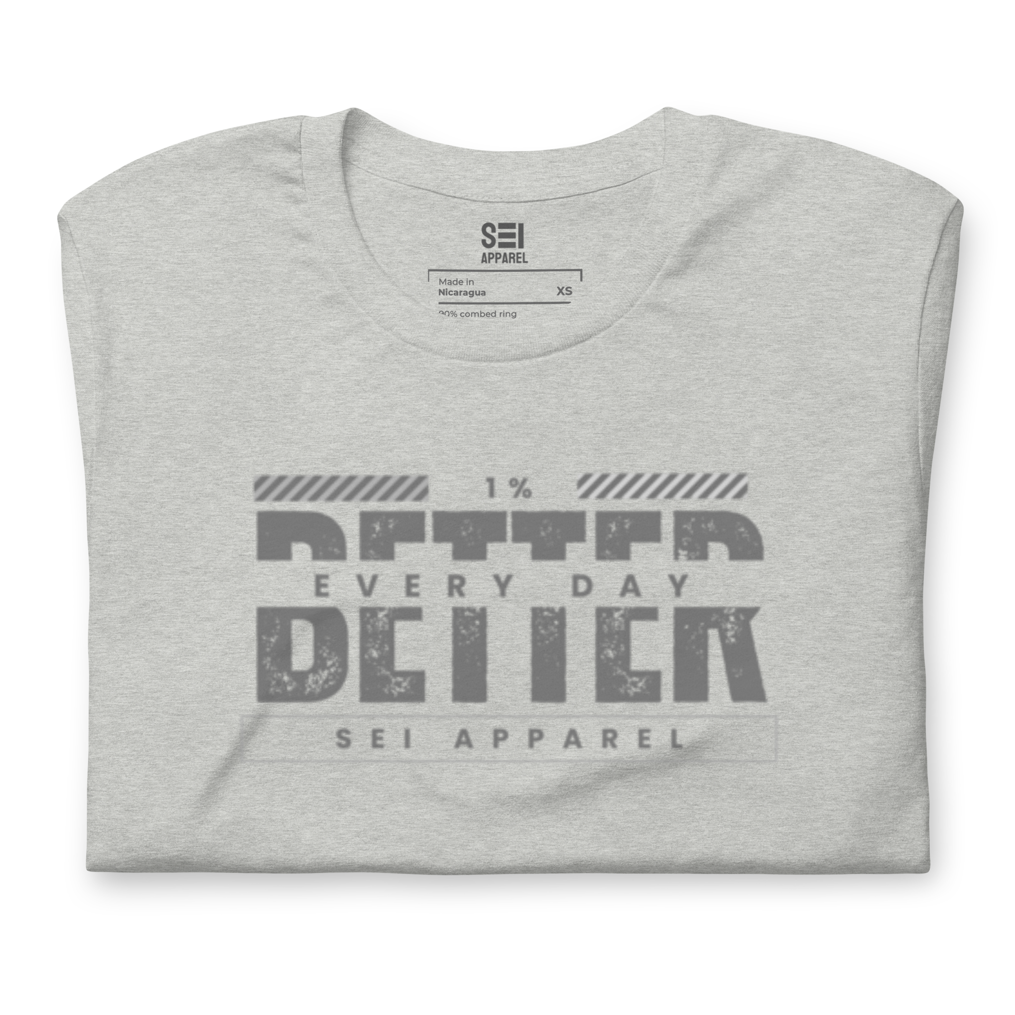 1% Better Every Day Tee (gray logo)