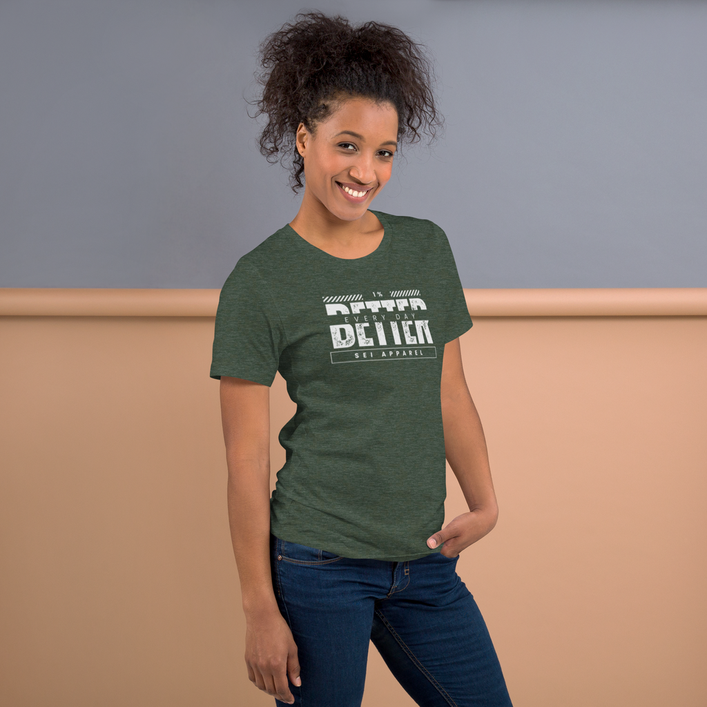 1% Better Every Day Tee (white logo)