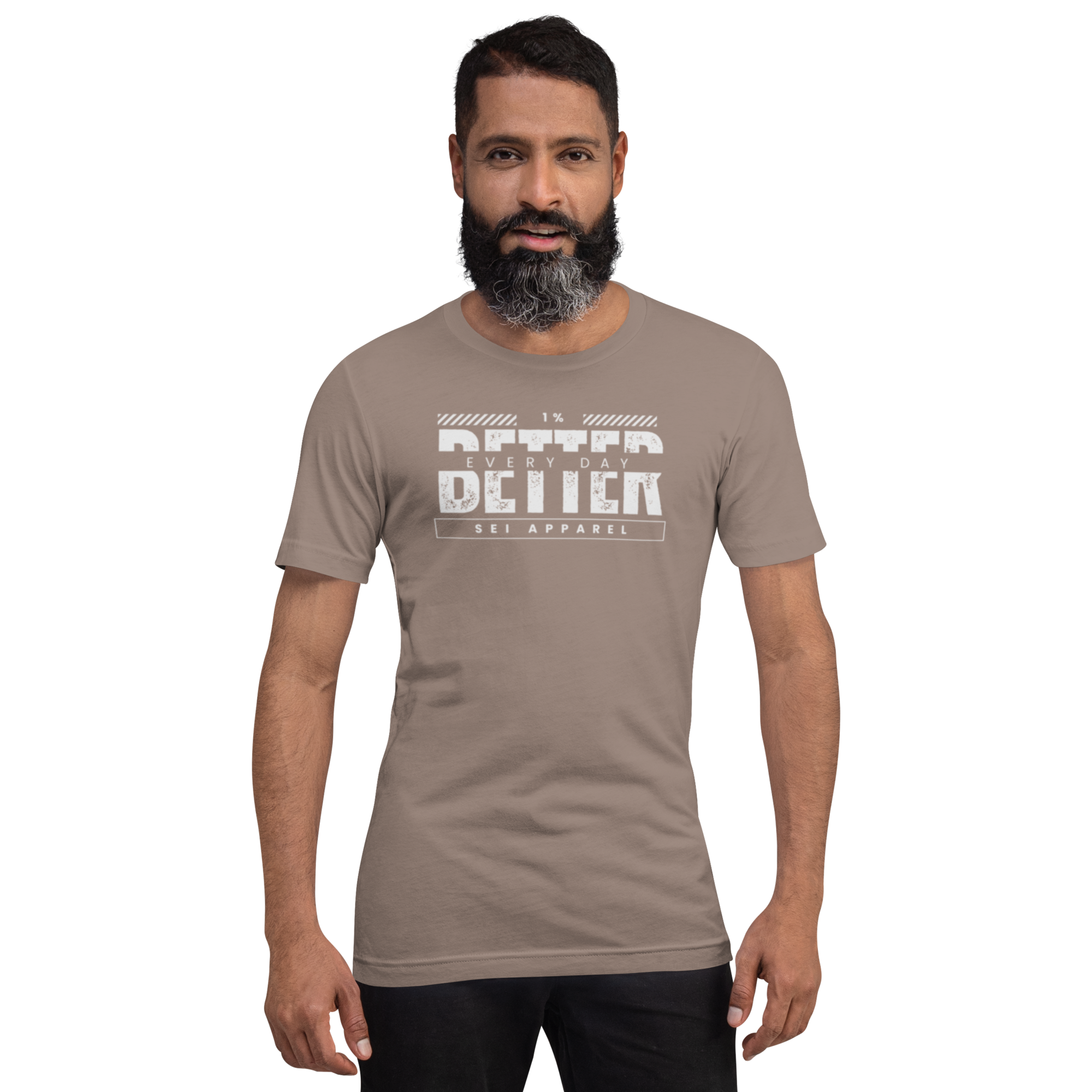 1% Better Every Day Tee (white logo)