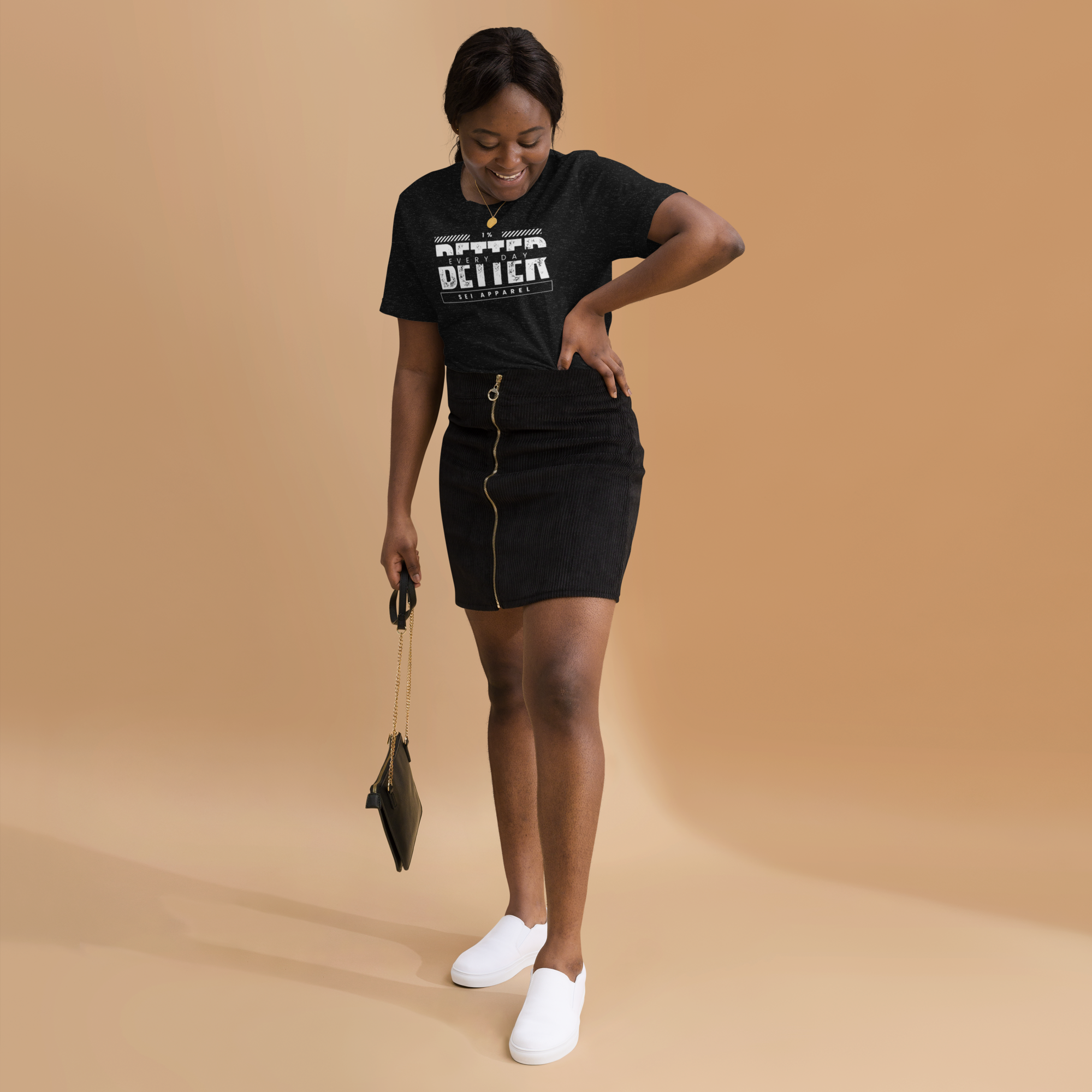 1% Better Every Day Tee (white logo)