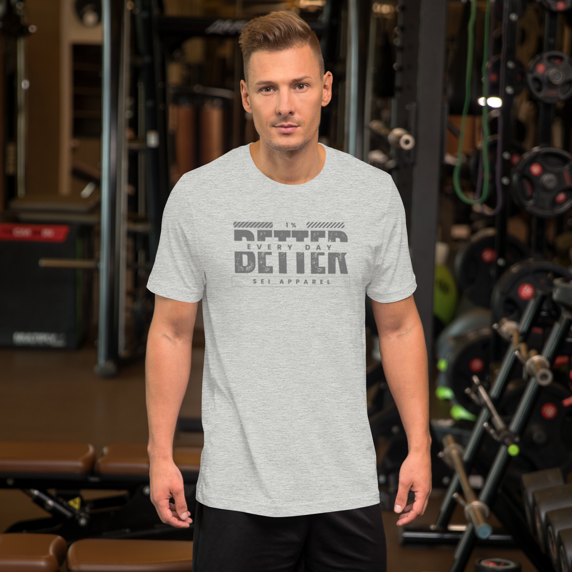 1% Better Every Day Tee (gray logo)