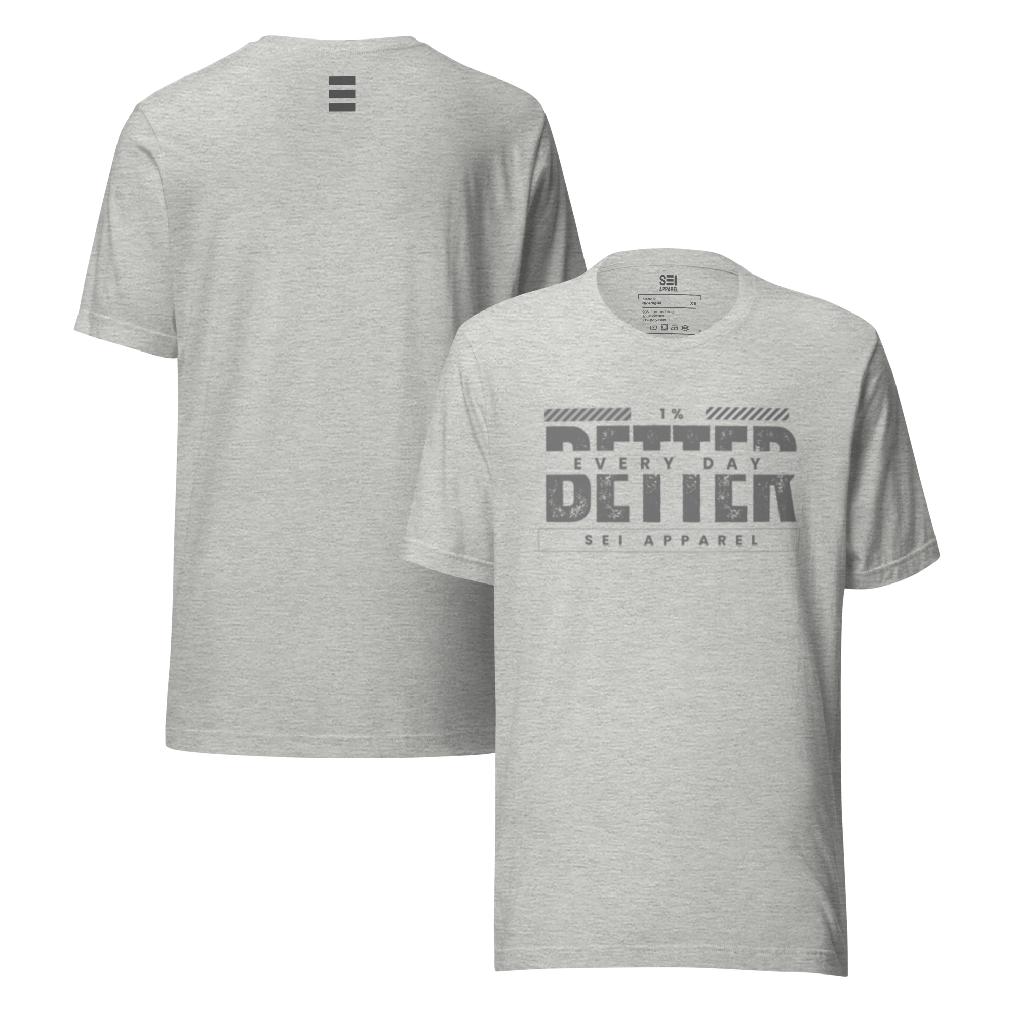 1% Better Every Day Tee (gray logo)