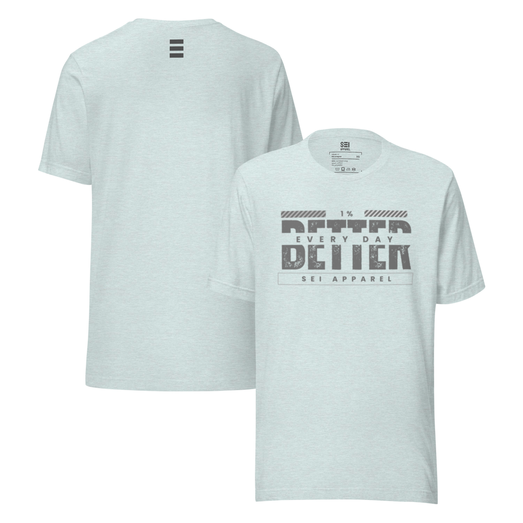 1% Better Every Day Tee (gray logo)