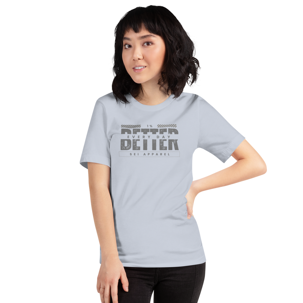 1% Better Every Day Tee (gray logo)