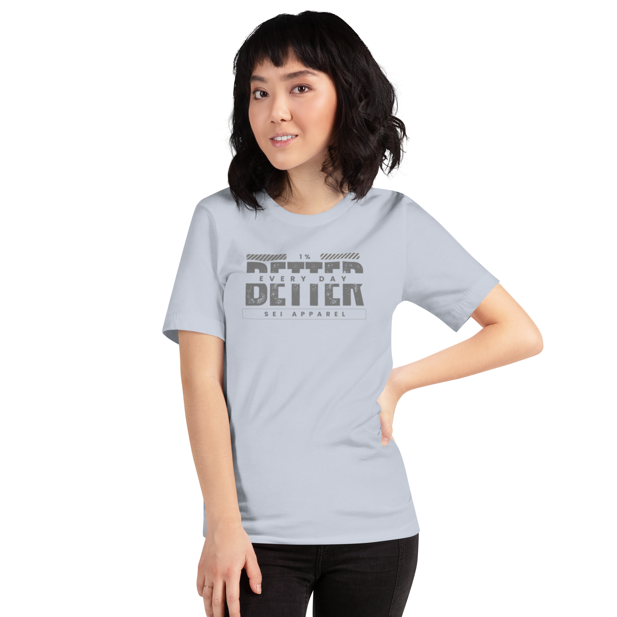 1% Better Every Day Tee (gray logo)