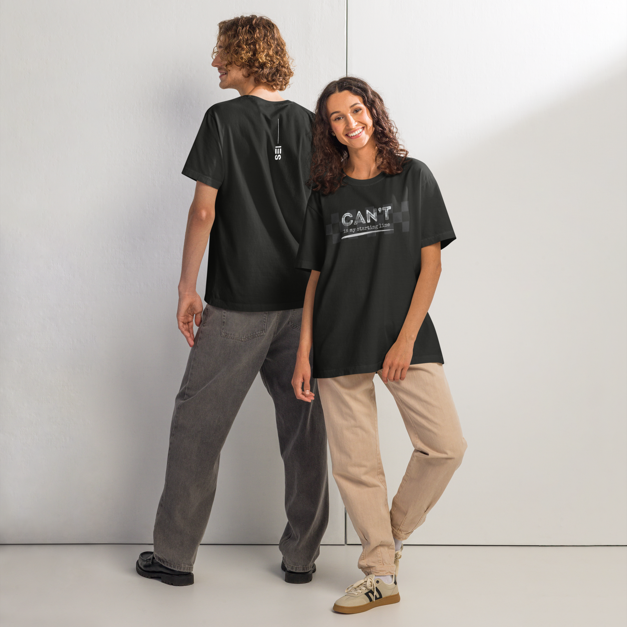 CAN'T Is My Starting Line Tee (White Logo)