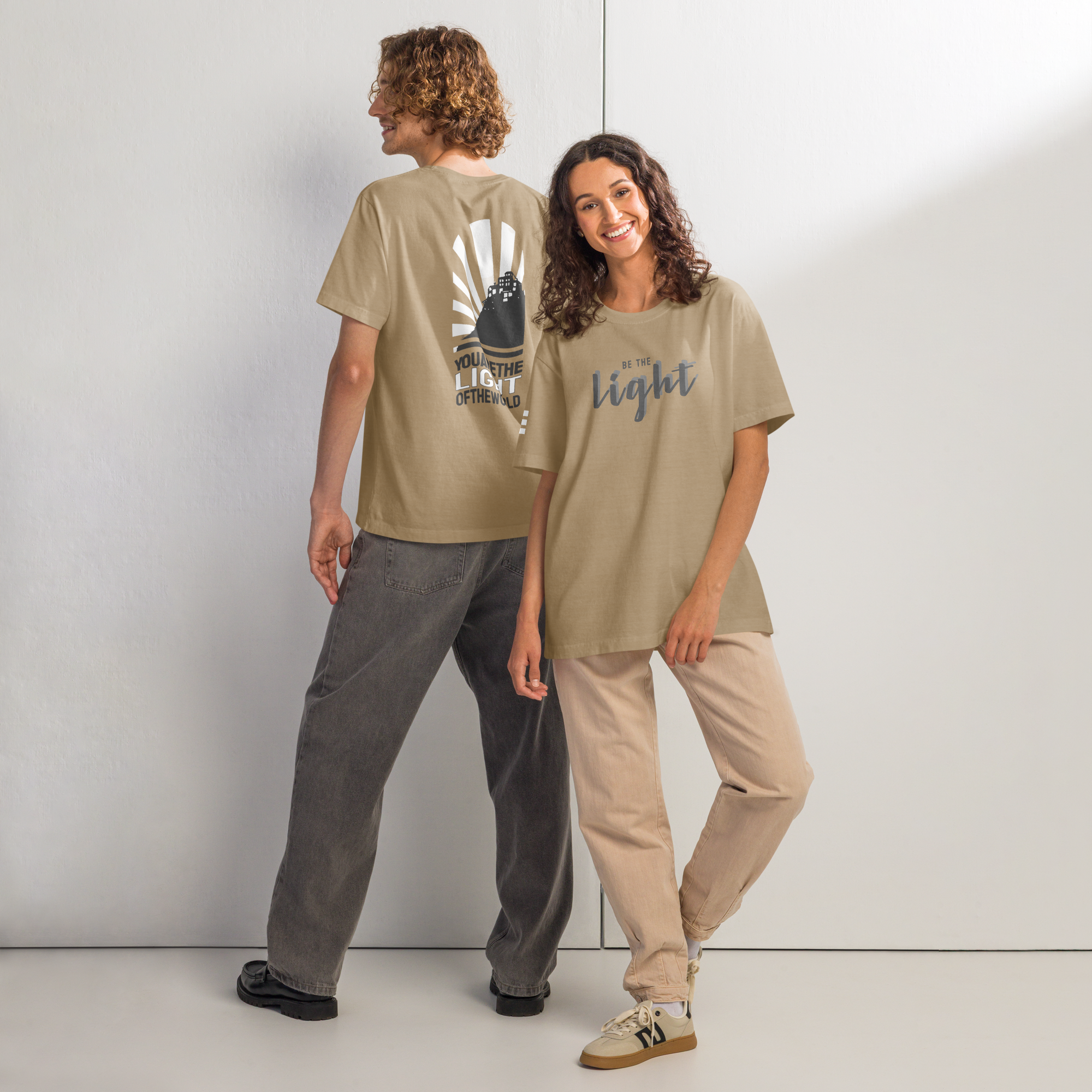 Be The Light Tee (gray logo)