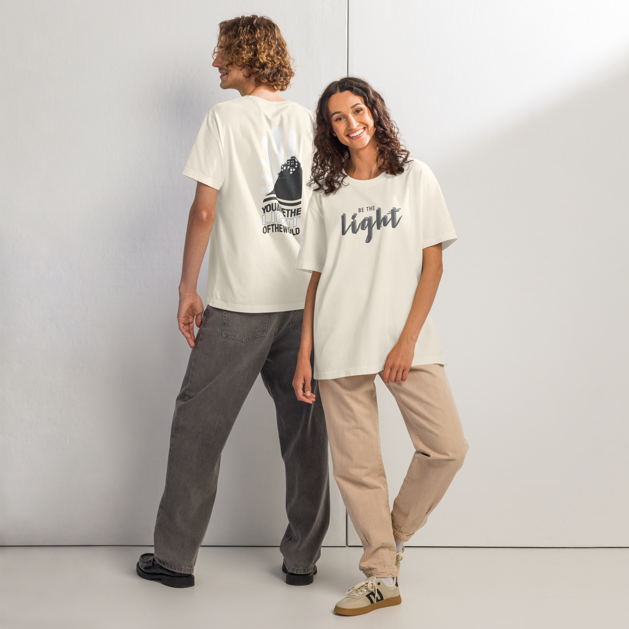Be The Light Tee (gray logo)