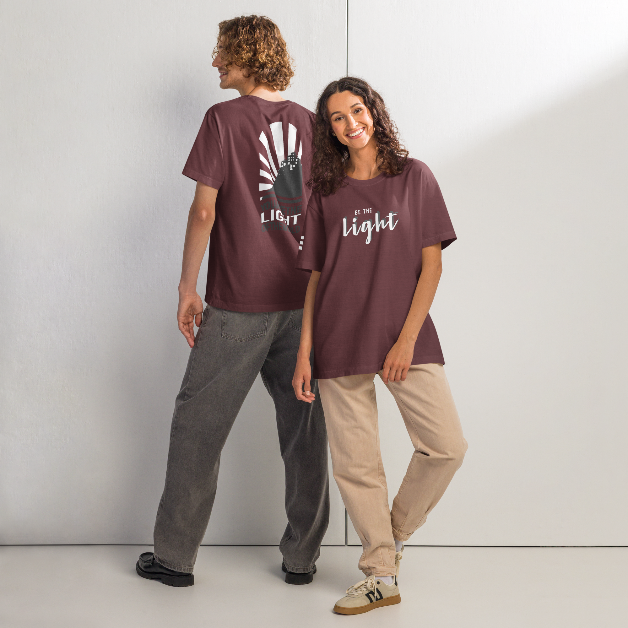 Be The Light Tee (white logo)