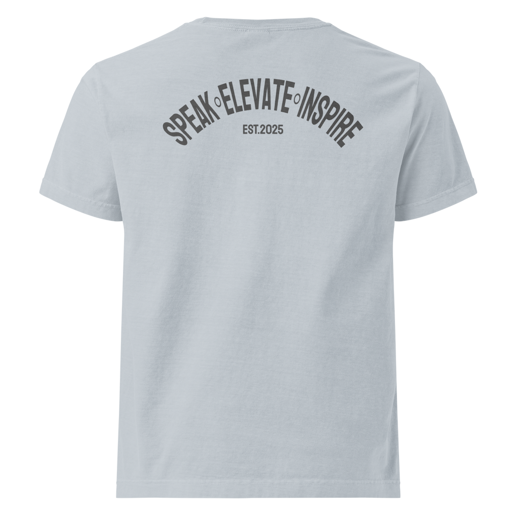 Speak Elevate Inspire Tee (gray logo)