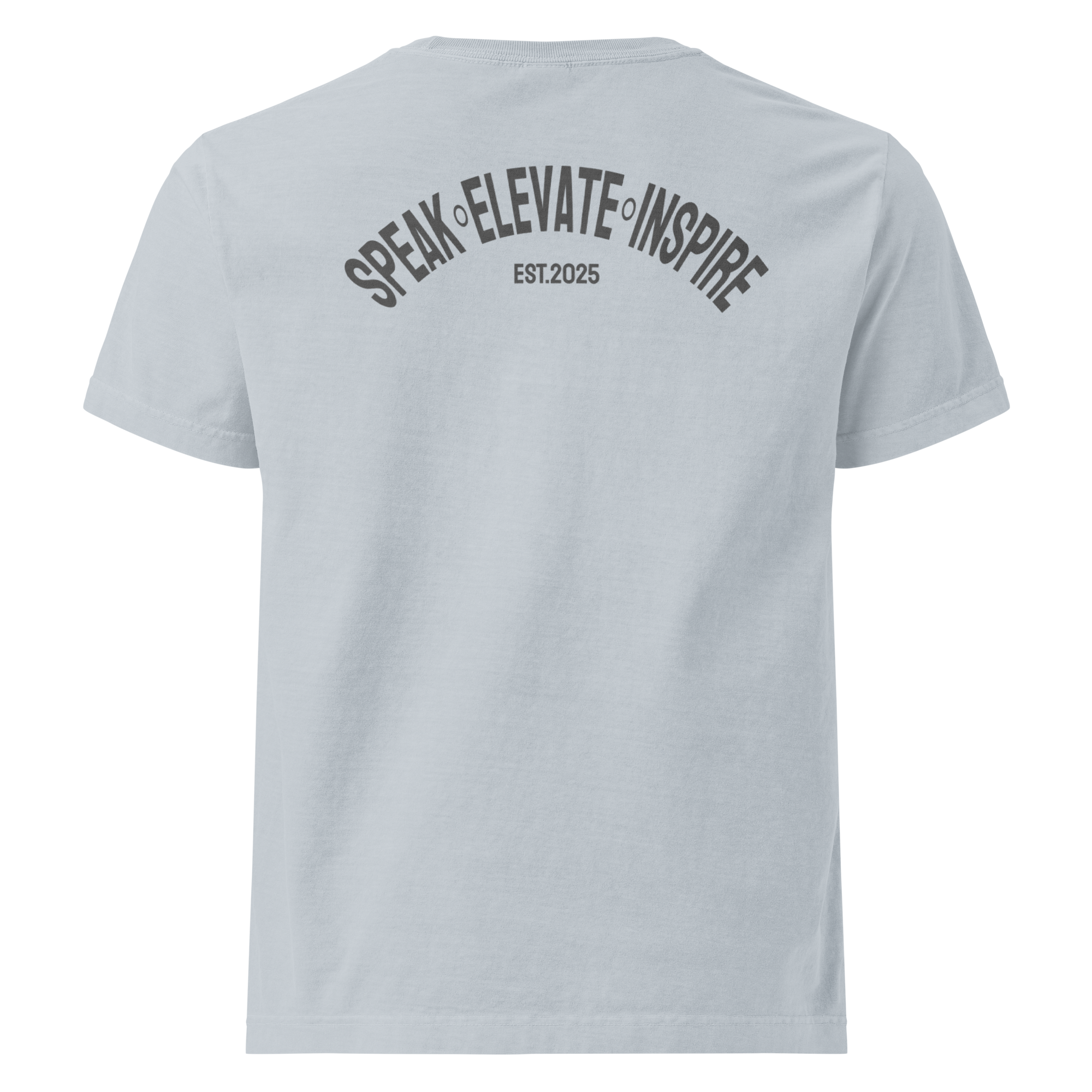 Speak Elevate Inspire Tee (gray logo)