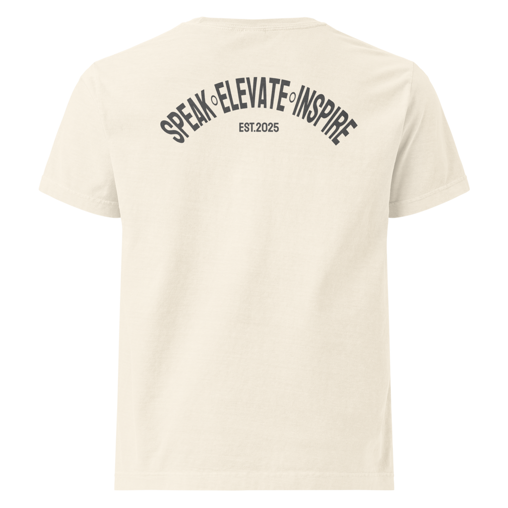Speak Elevate Inspire Tee (gray logo)