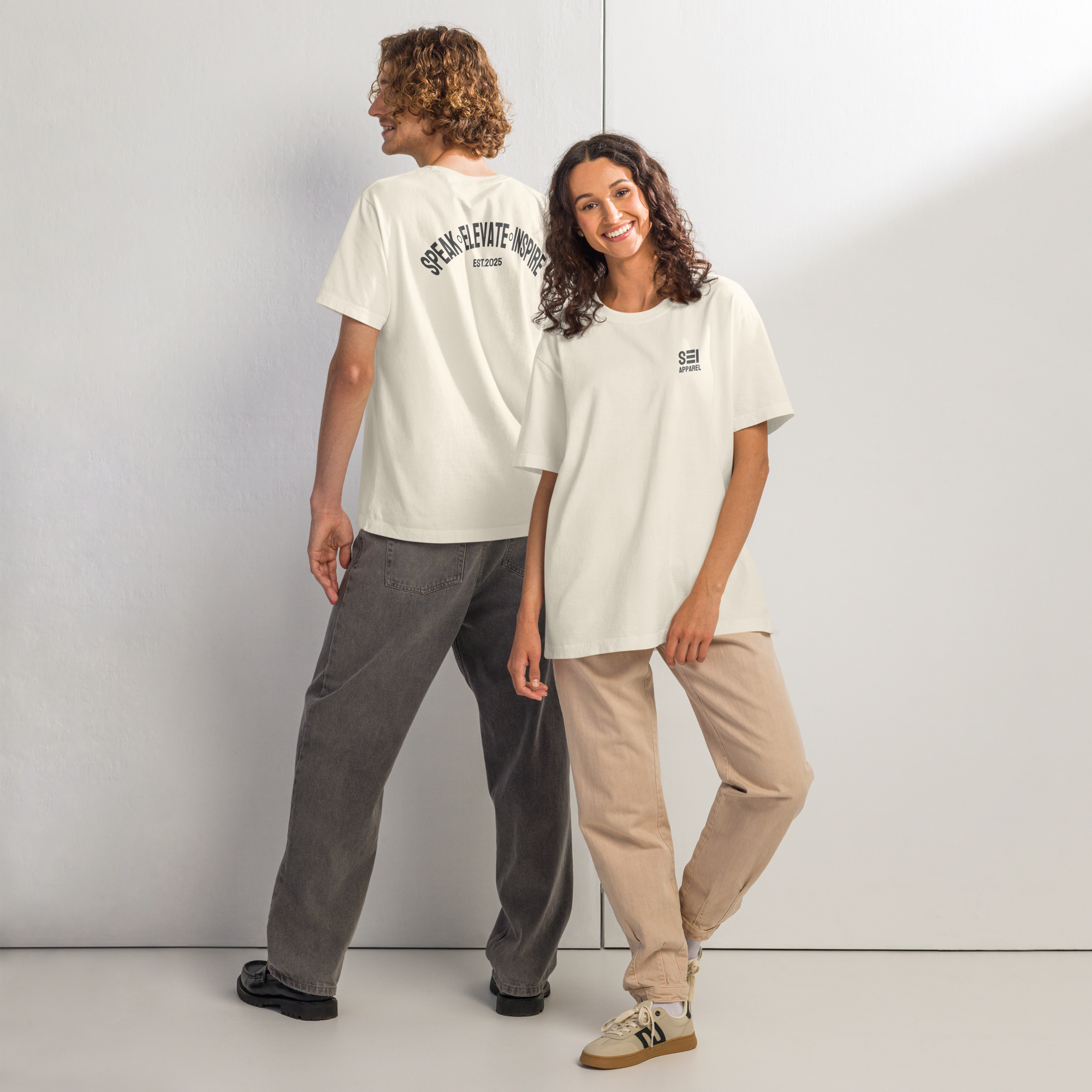 Speak Elevate Inspire Tee (gray logo)