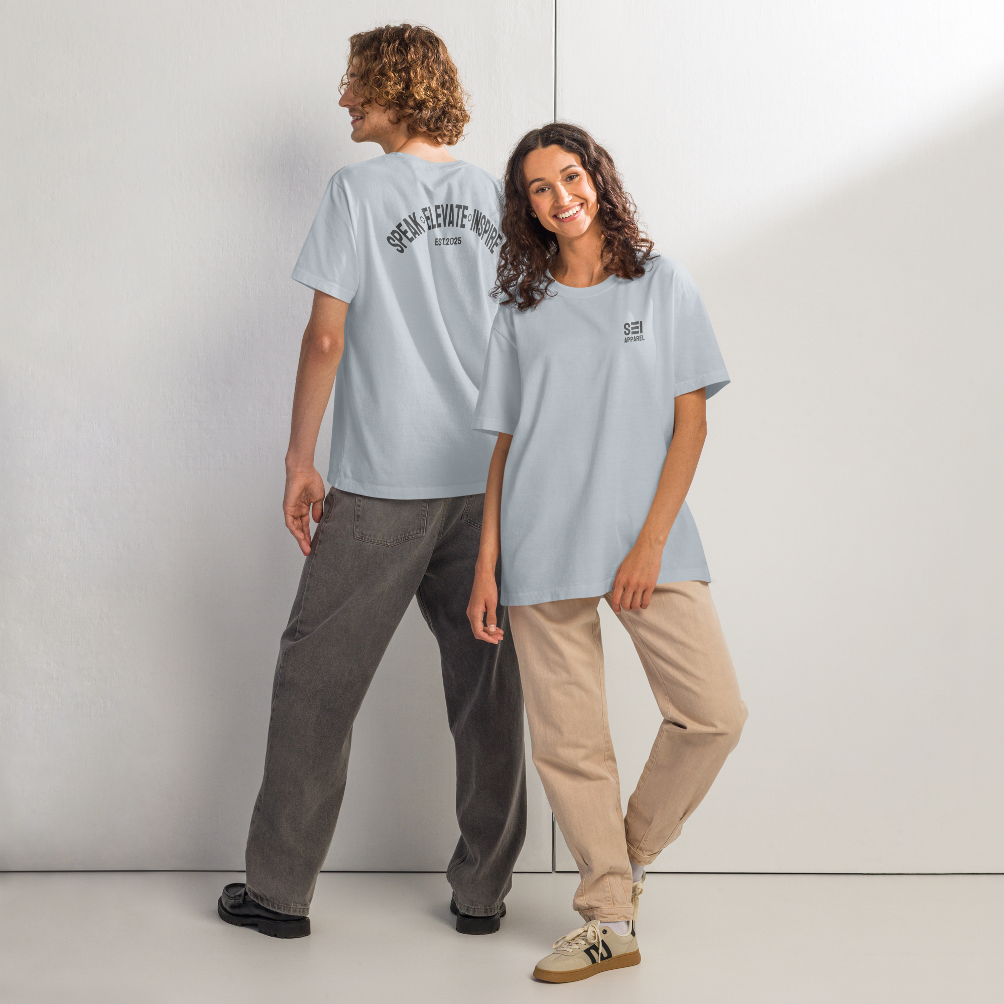 Speak Elevate Inspire Tee (gray logo)