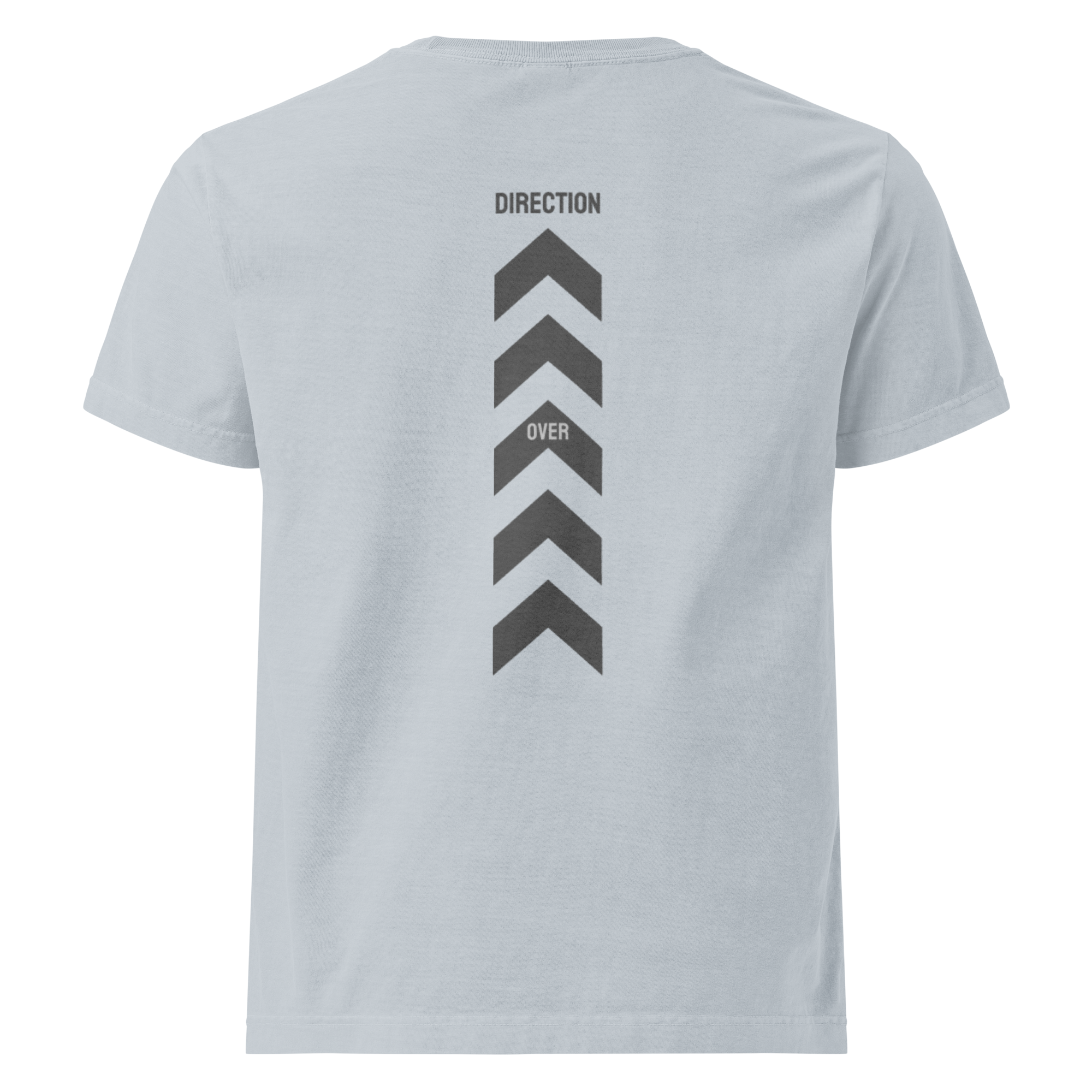Direction Over Speed Tee (gray logo)