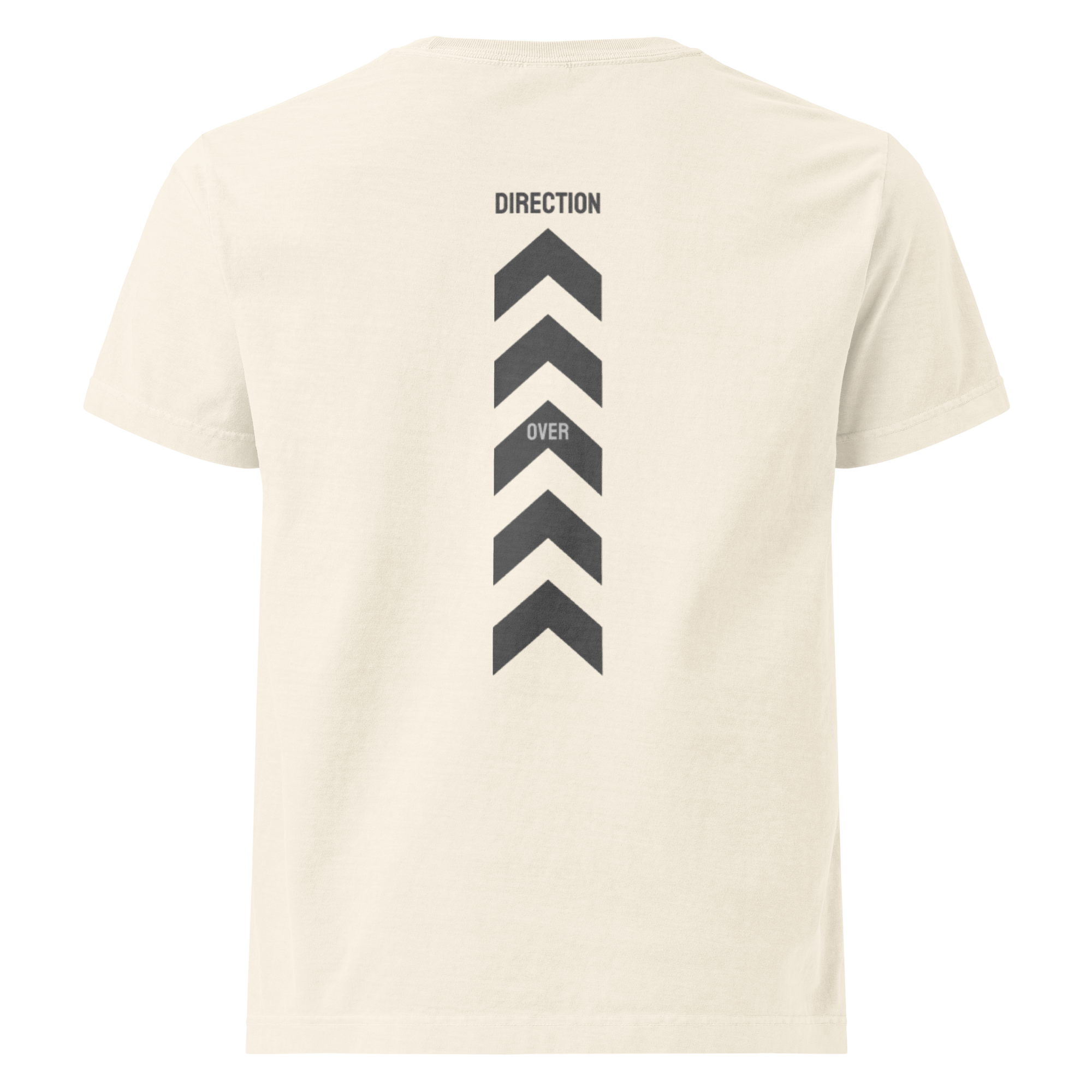 Direction Over Speed Tee (gray logo)
