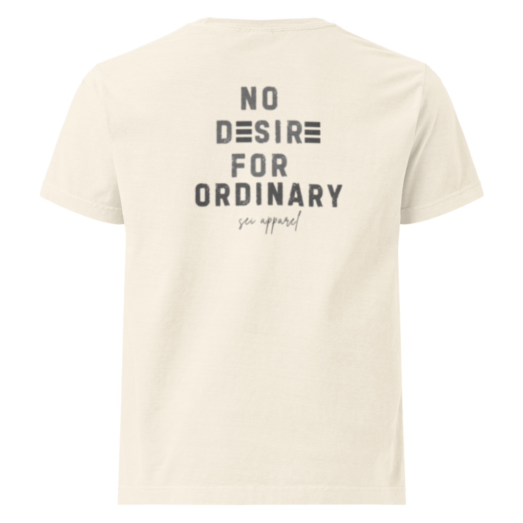 No Desire For Ordinary Tee (Gray logo)
