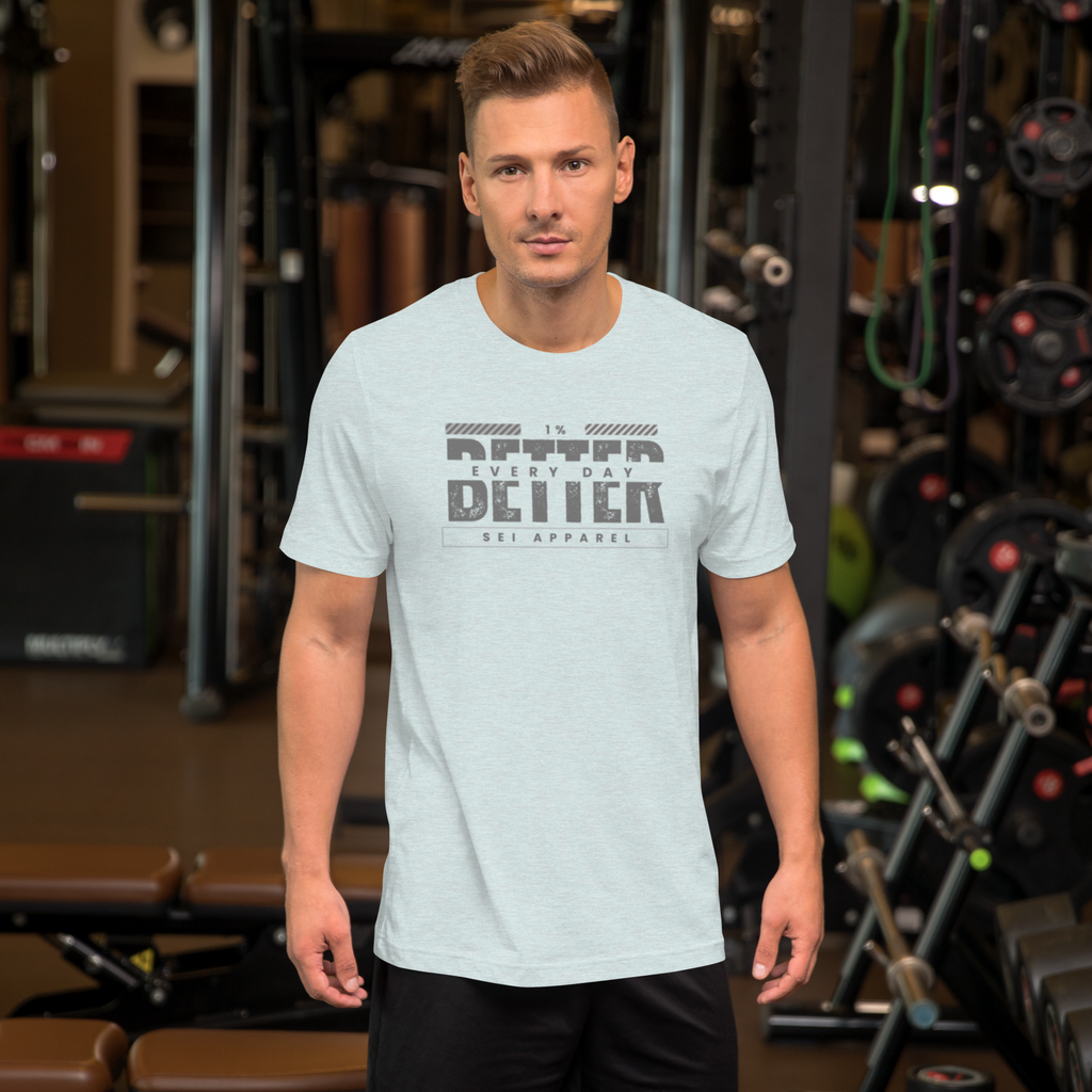 1% Better Every Day Tee (gray logo)