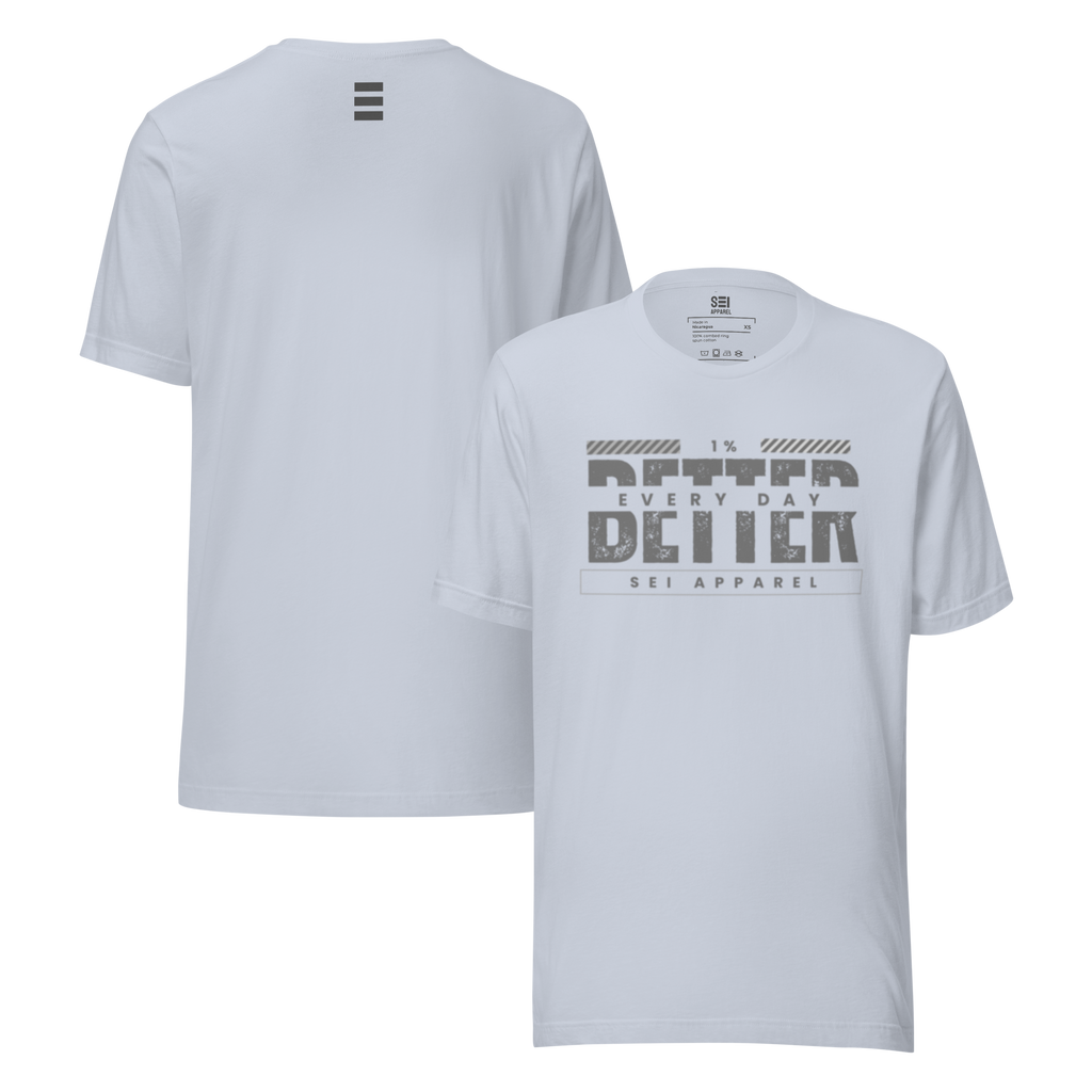 1% Better Every Day Tee (gray logo)