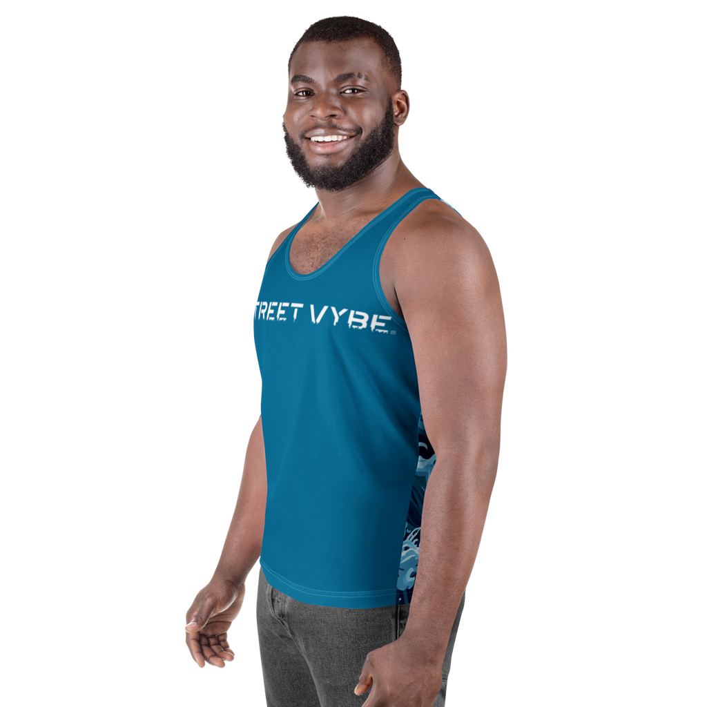 StreetVybe Blue Waves Tank
