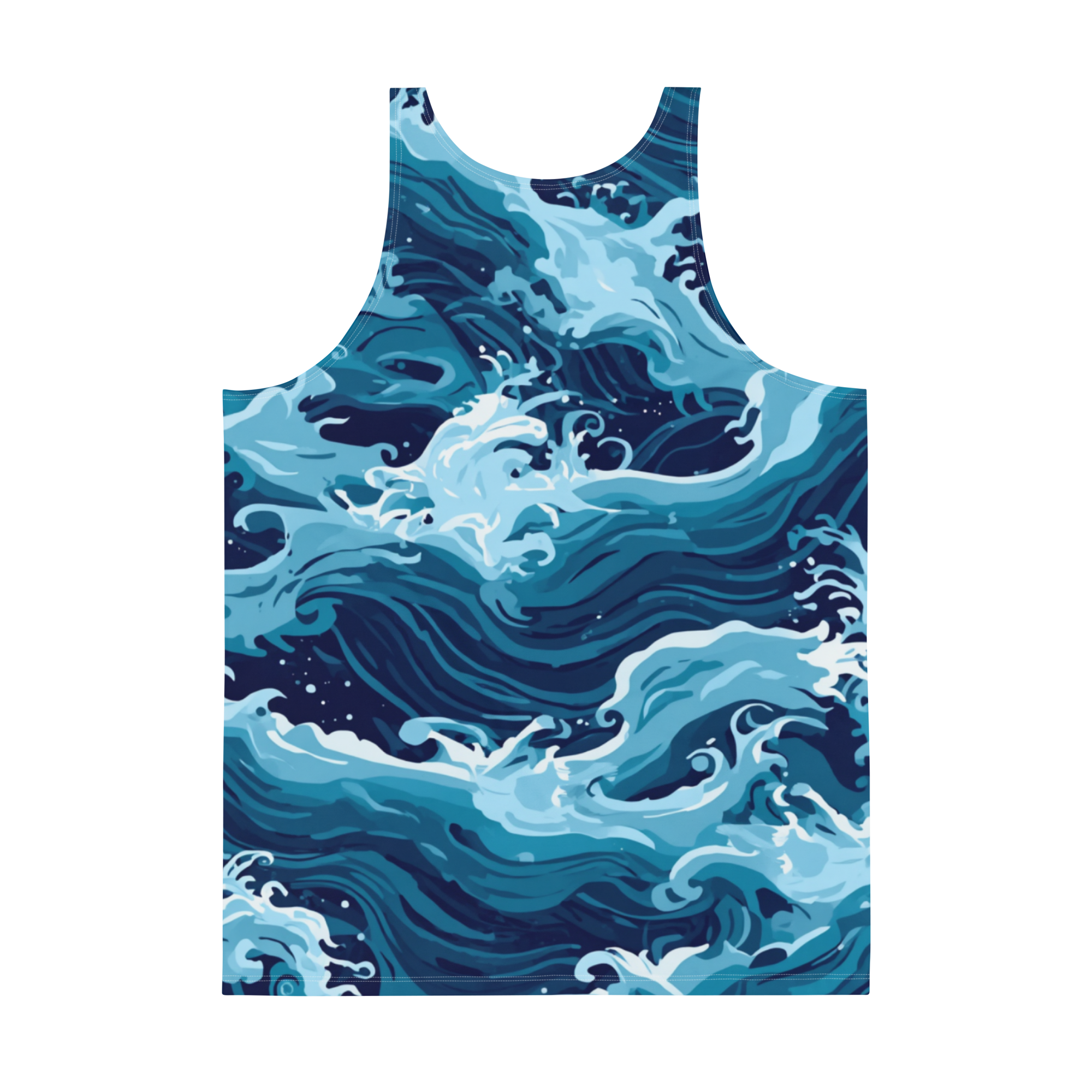 StreetVybe Blue Waves Tank