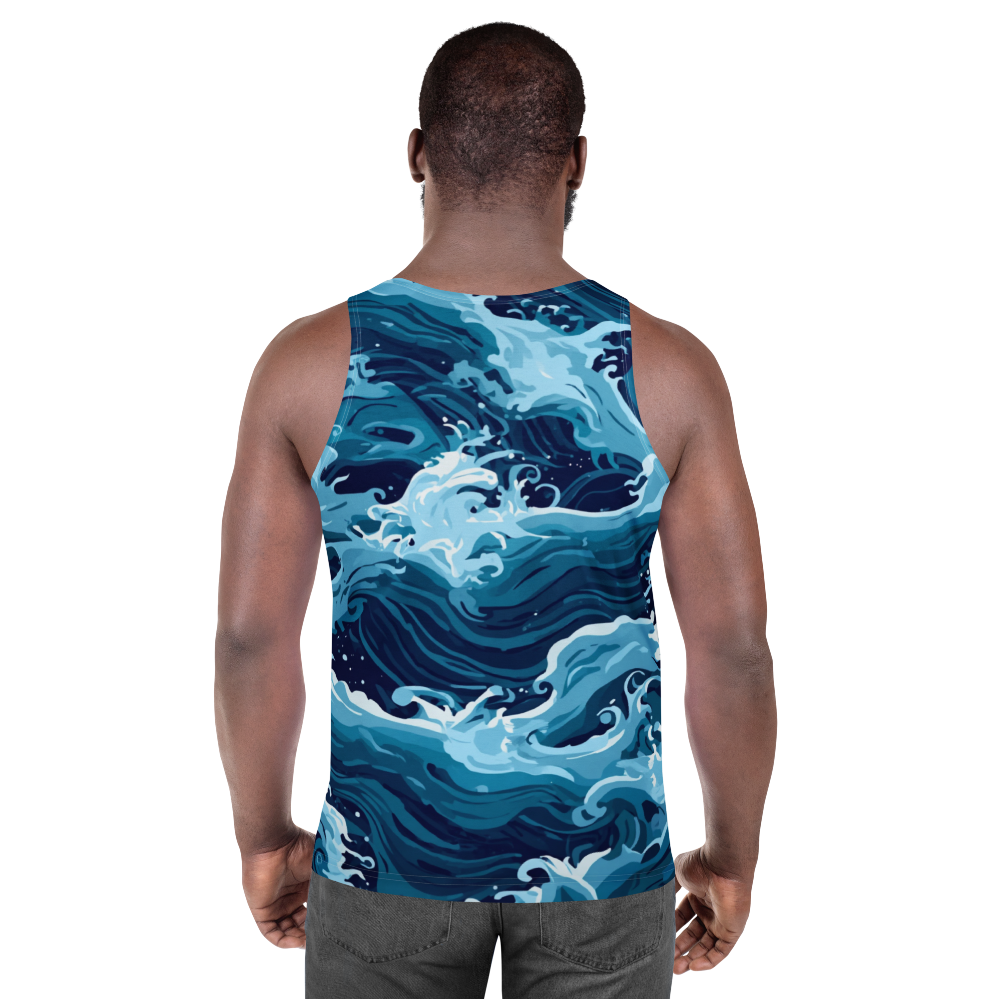 StreetVybe Blue Waves Tank